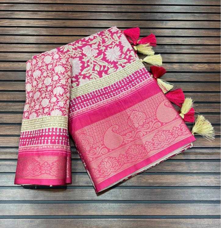 PRINTED SILK SAREE