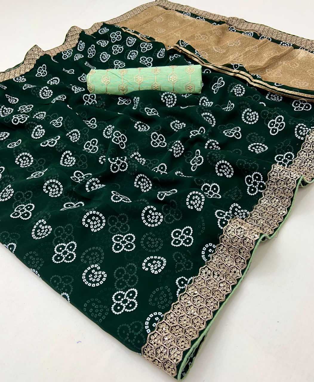LACE BORDER SAREES