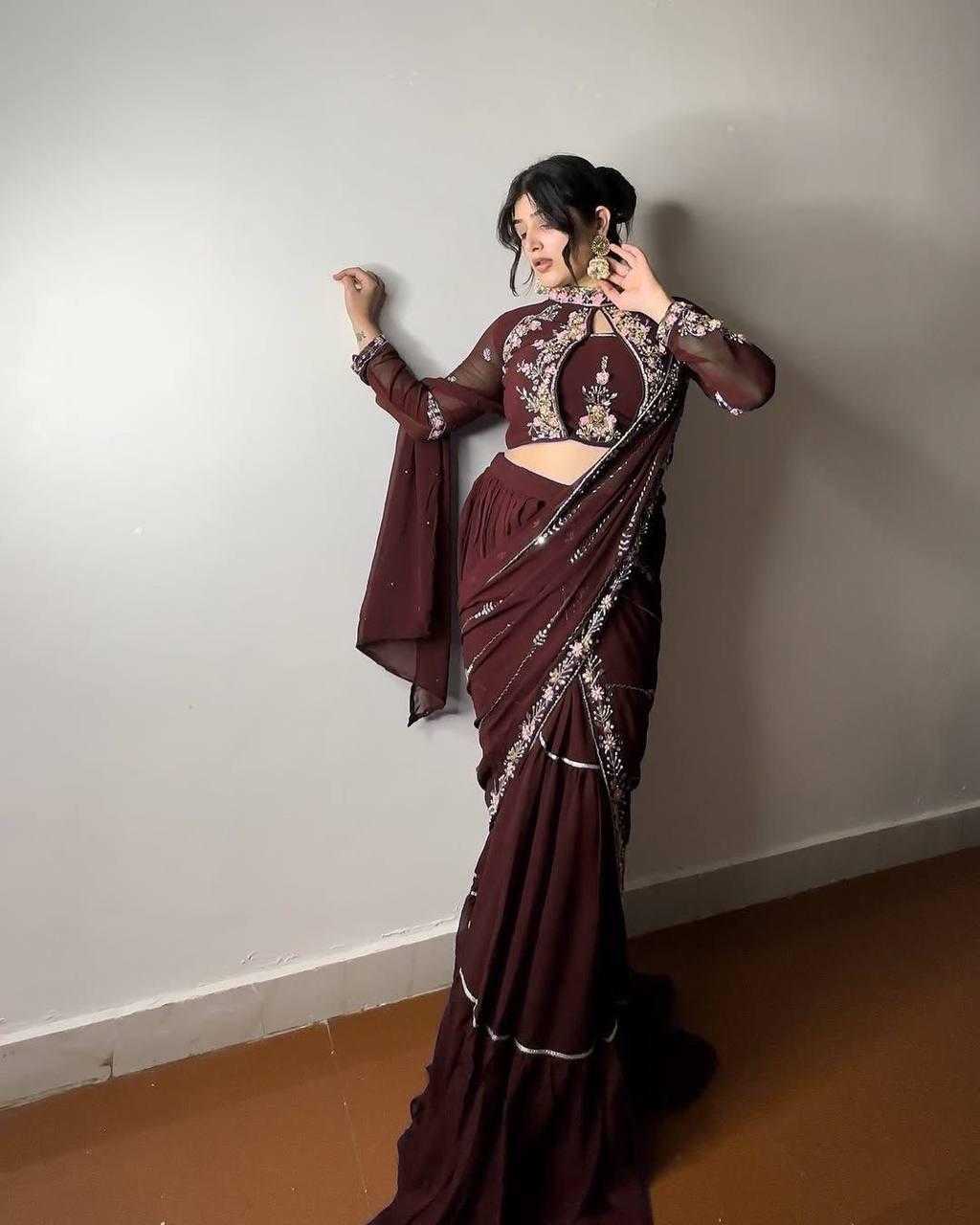 RUFFLE SAREES