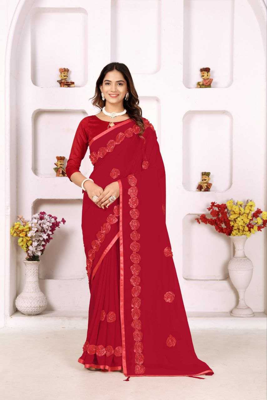 EMBROIDERED SAREES