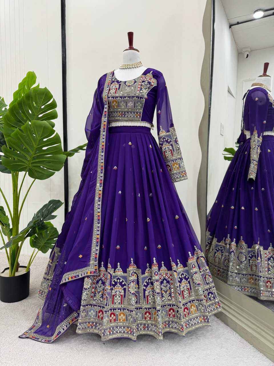 EMBROIDERED LEHENGA