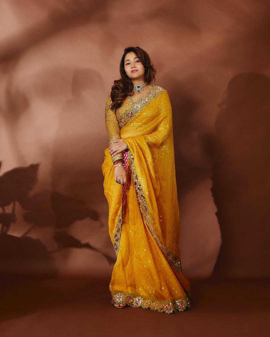 MIRROR WORK SAREE