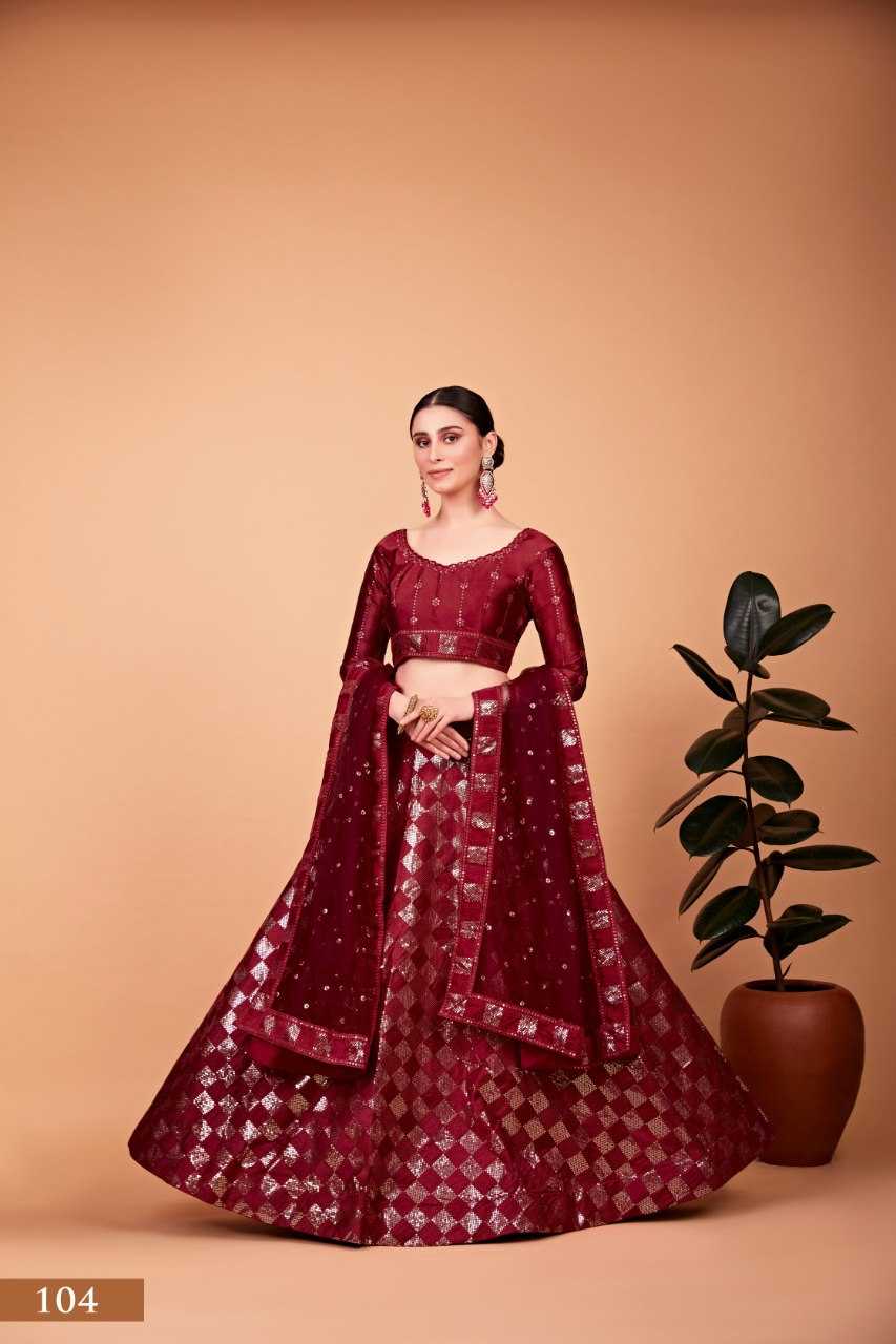 MAROON LEHENGA