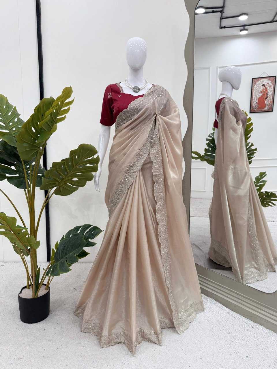 LACE BORDER SAREES
