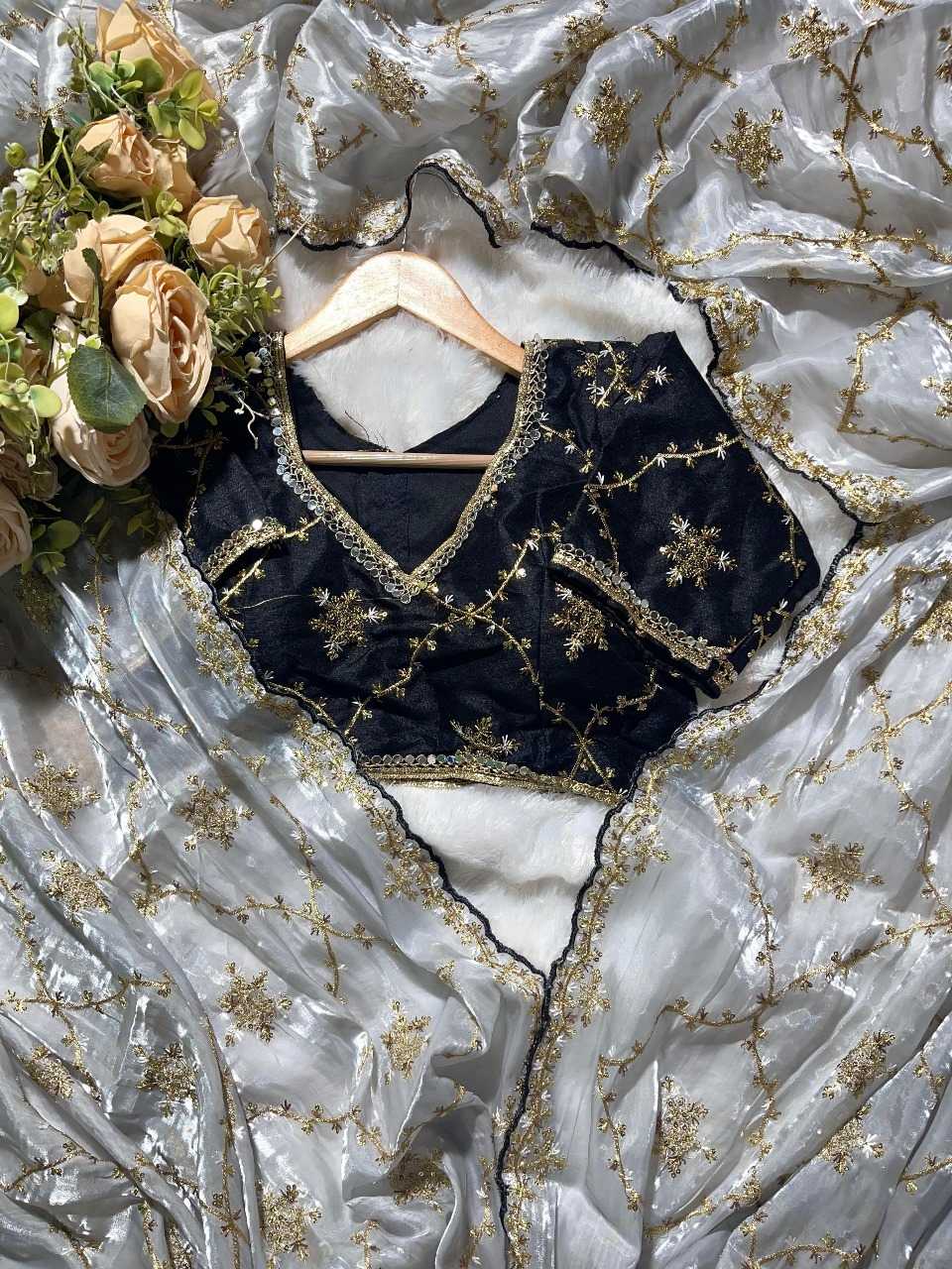 SEQUINS WORK SAREE