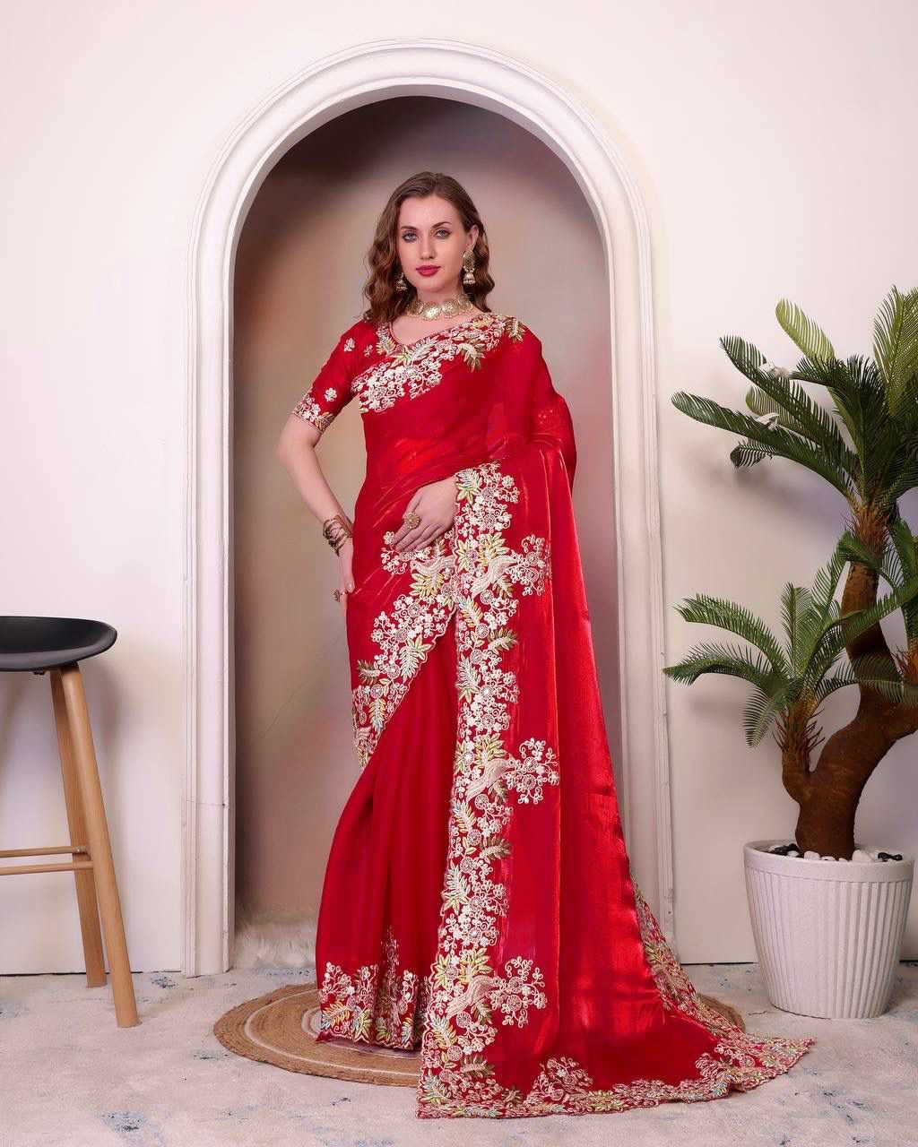 EMBROIDERED SAREES