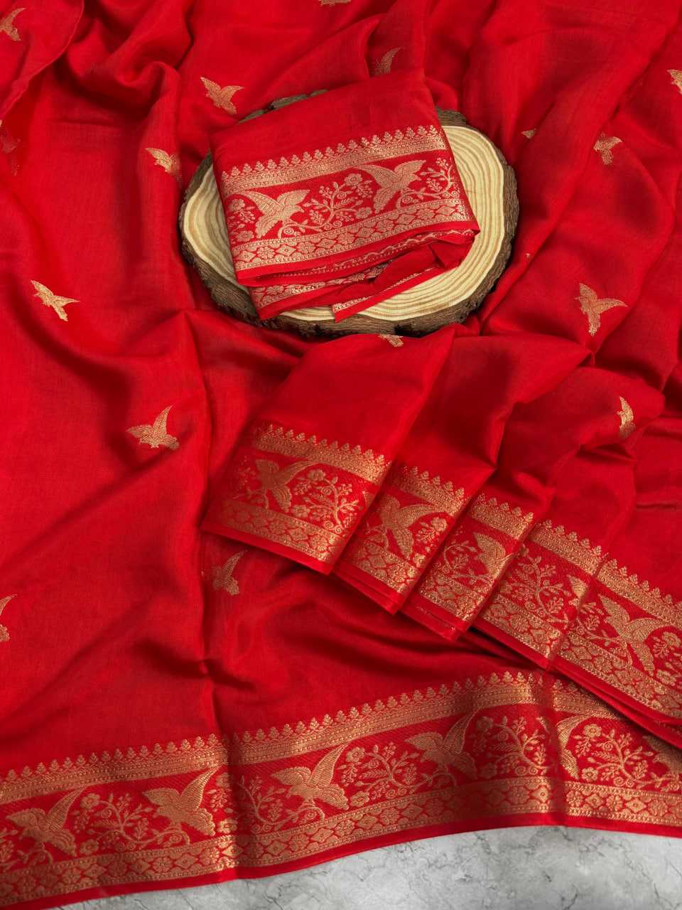 MUSLIN SILK SAREE