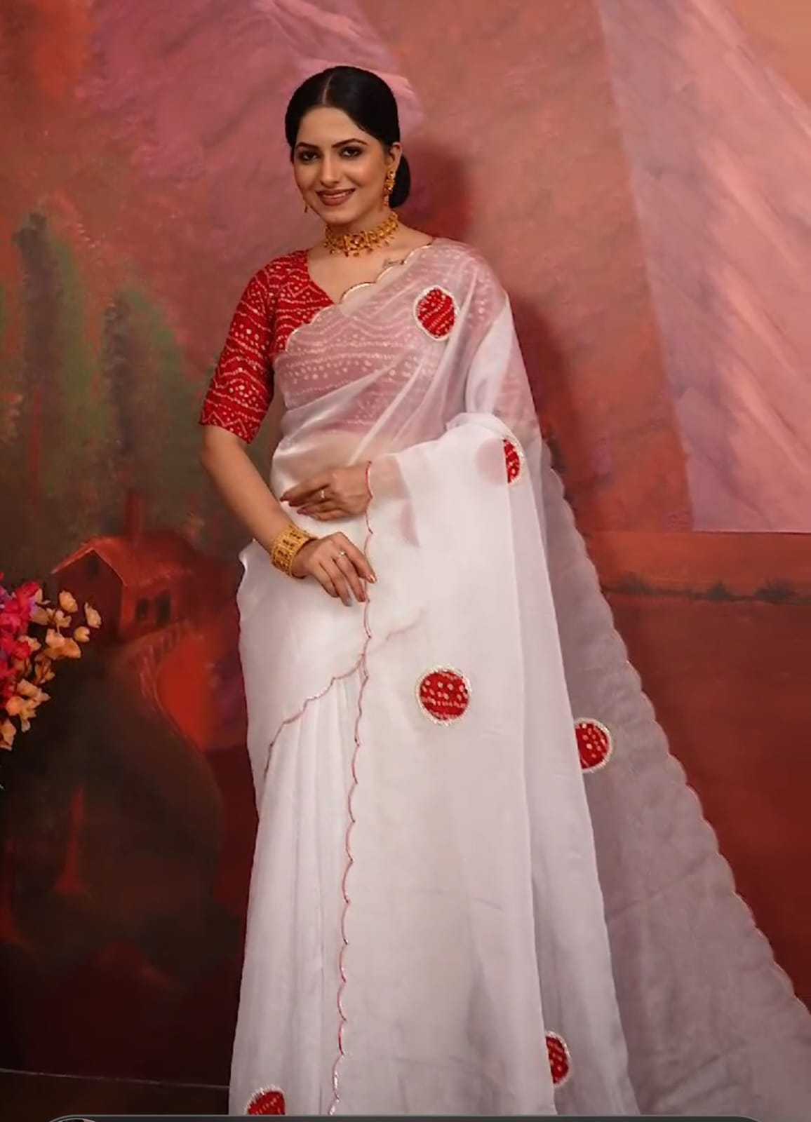 ORGANZA SAREES