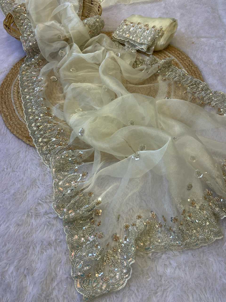 ORGANZA SAREES