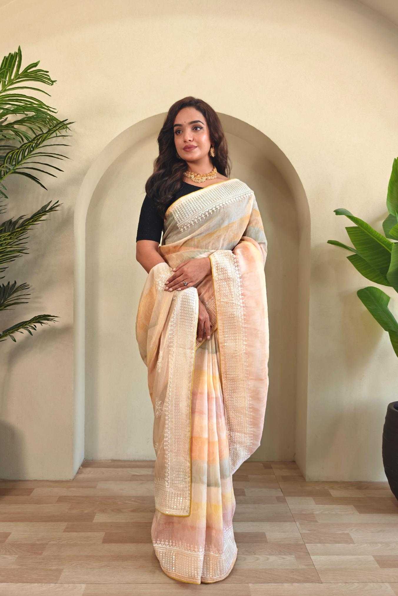 ORGANZA SAREES
