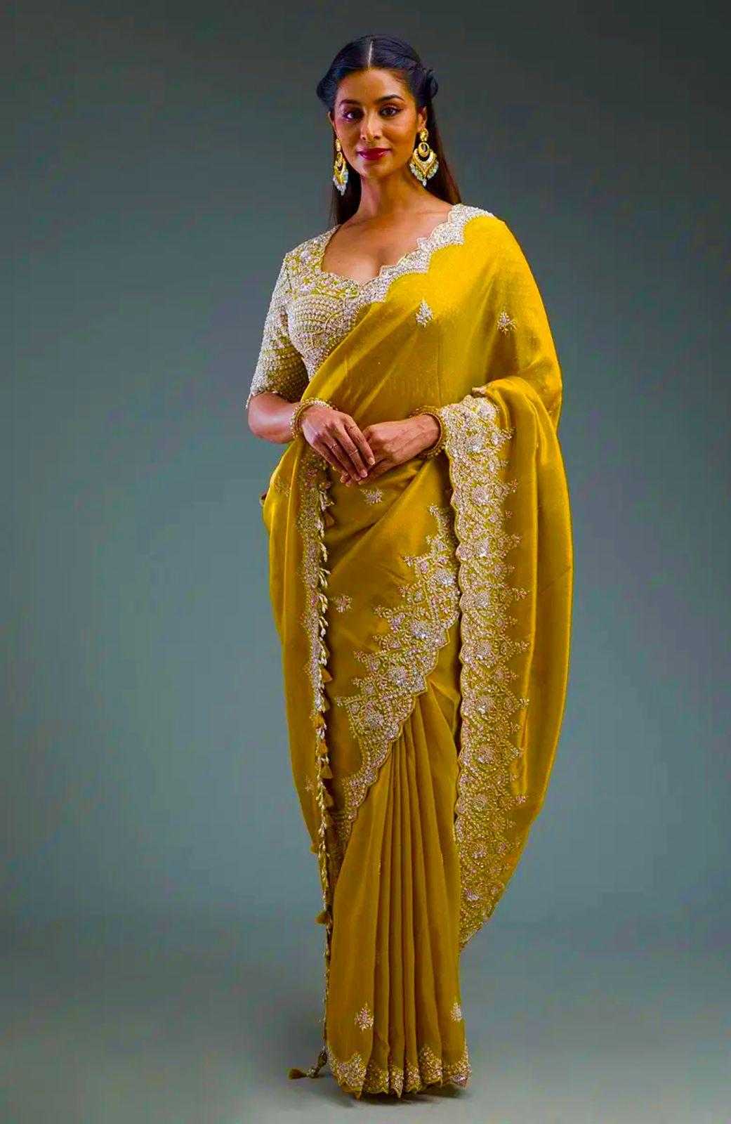 SEQUINS WORK SAREE