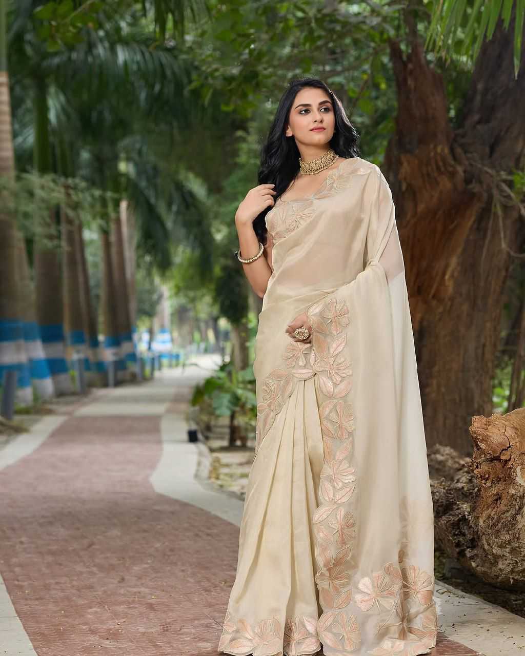 ORGANZA SAREES