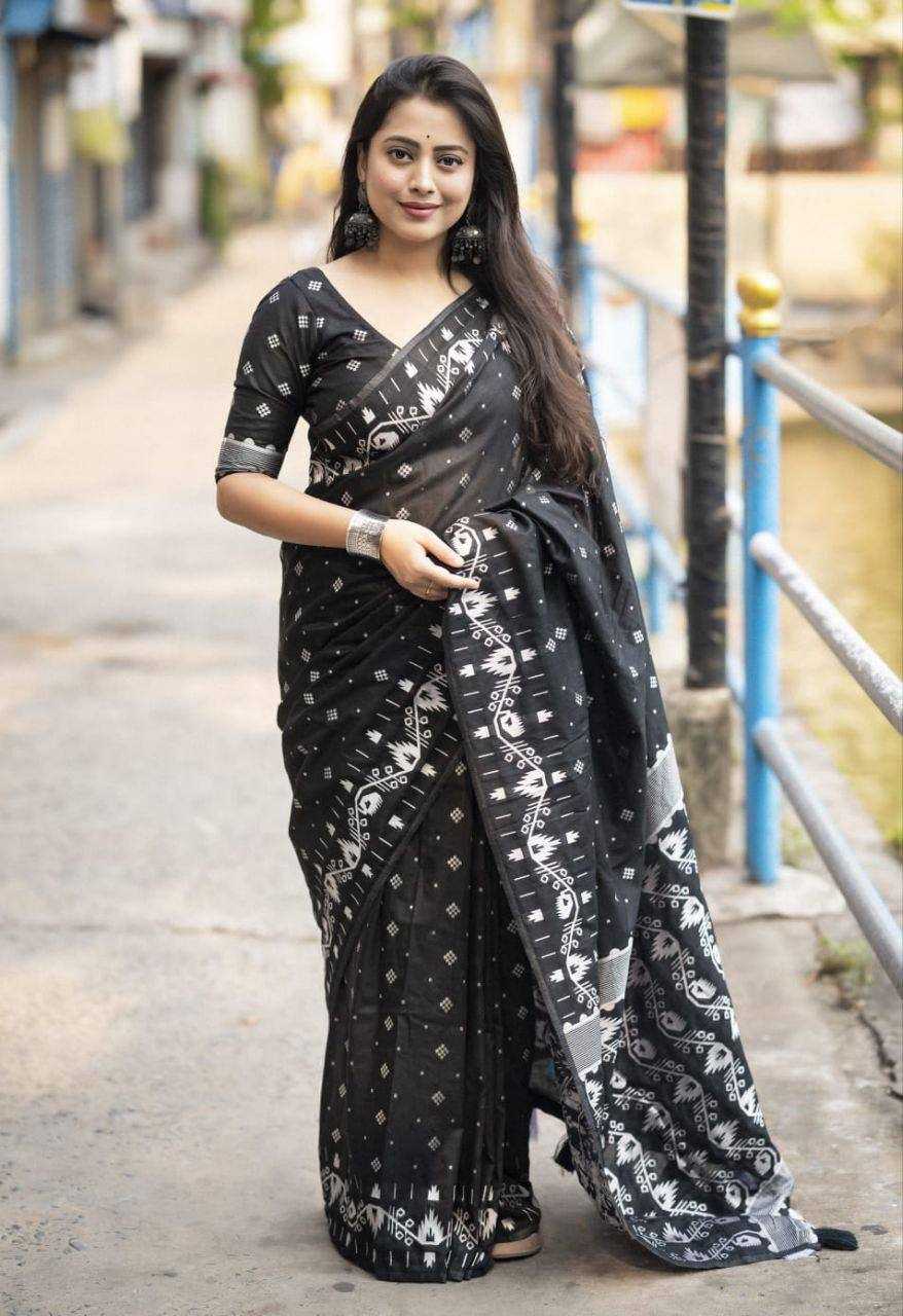 COTTON LINEN SAREES