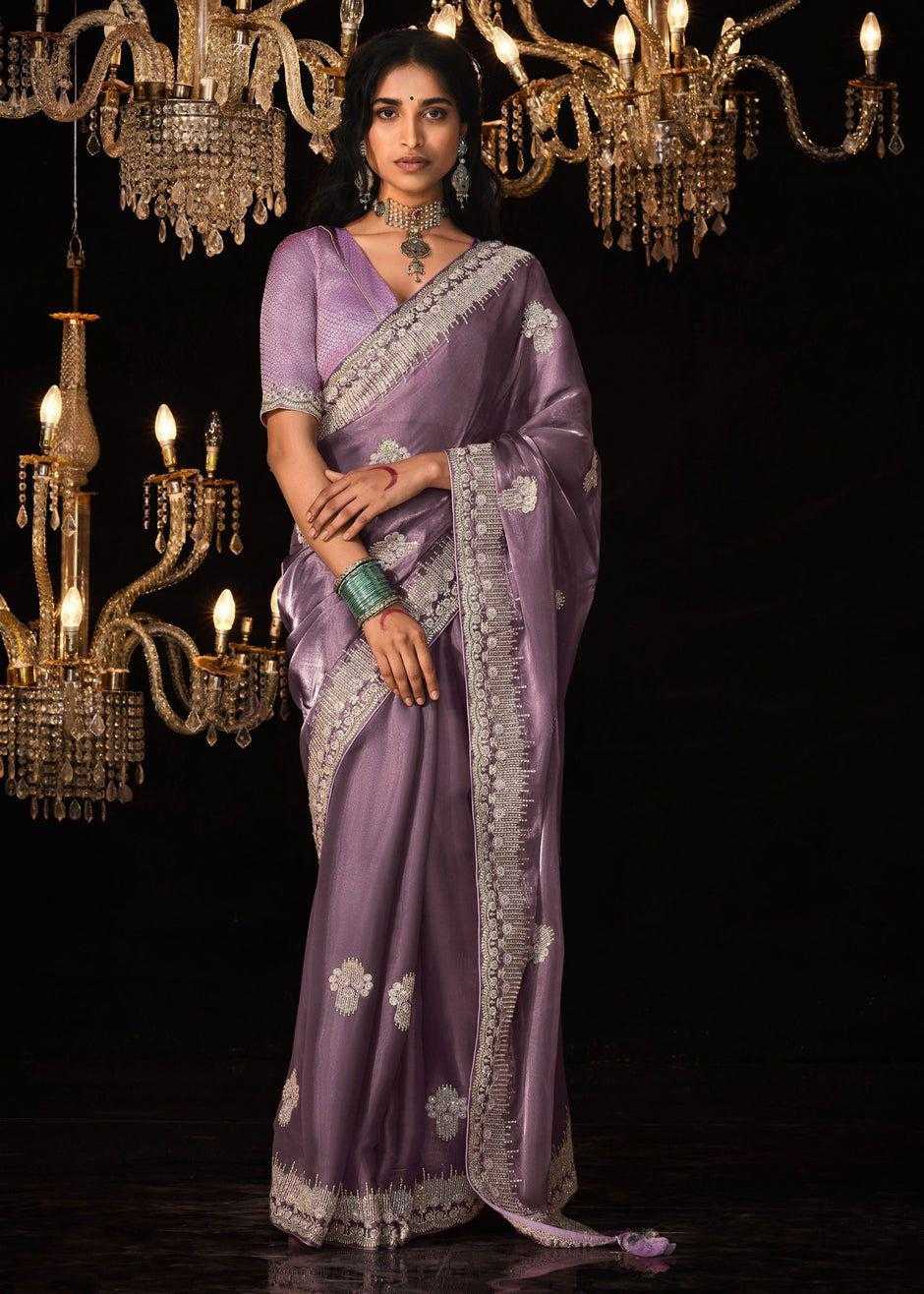 EMBROIDERED SAREES