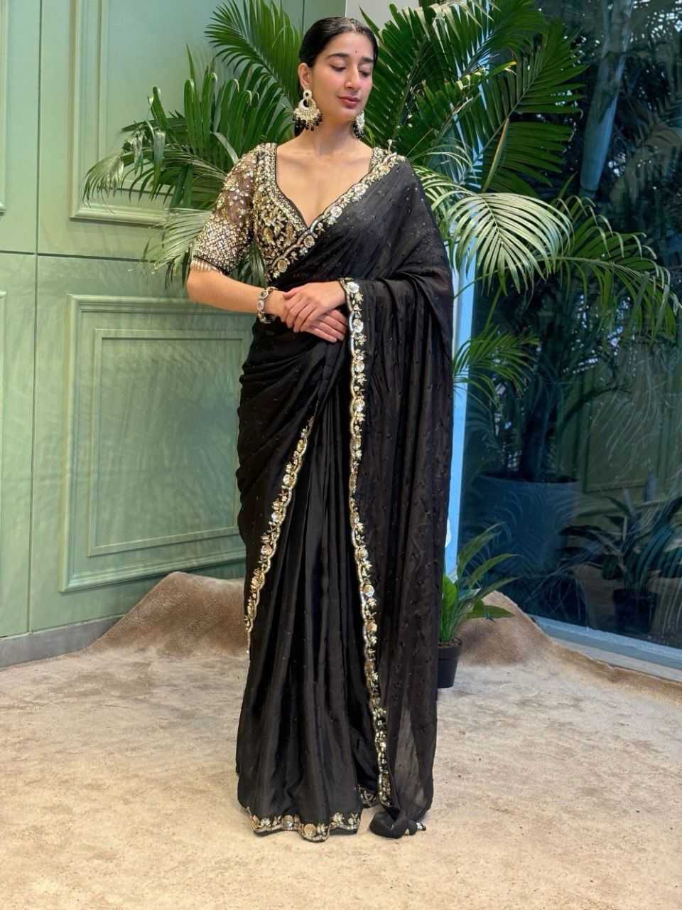 EMBROIDERED SILK SAREES