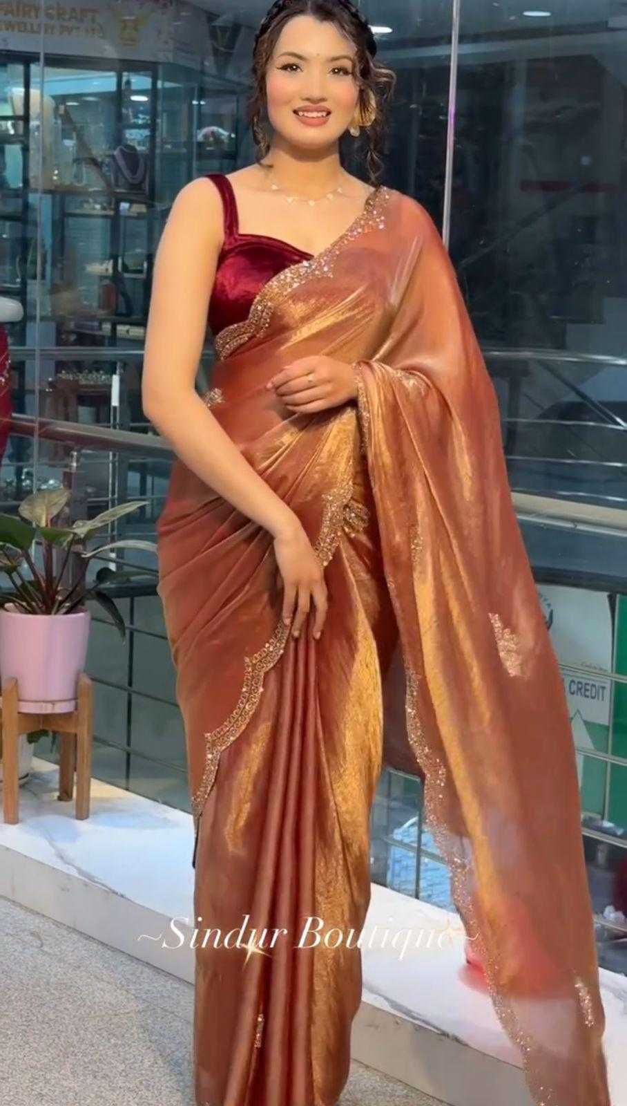 CUTWORK SAREE