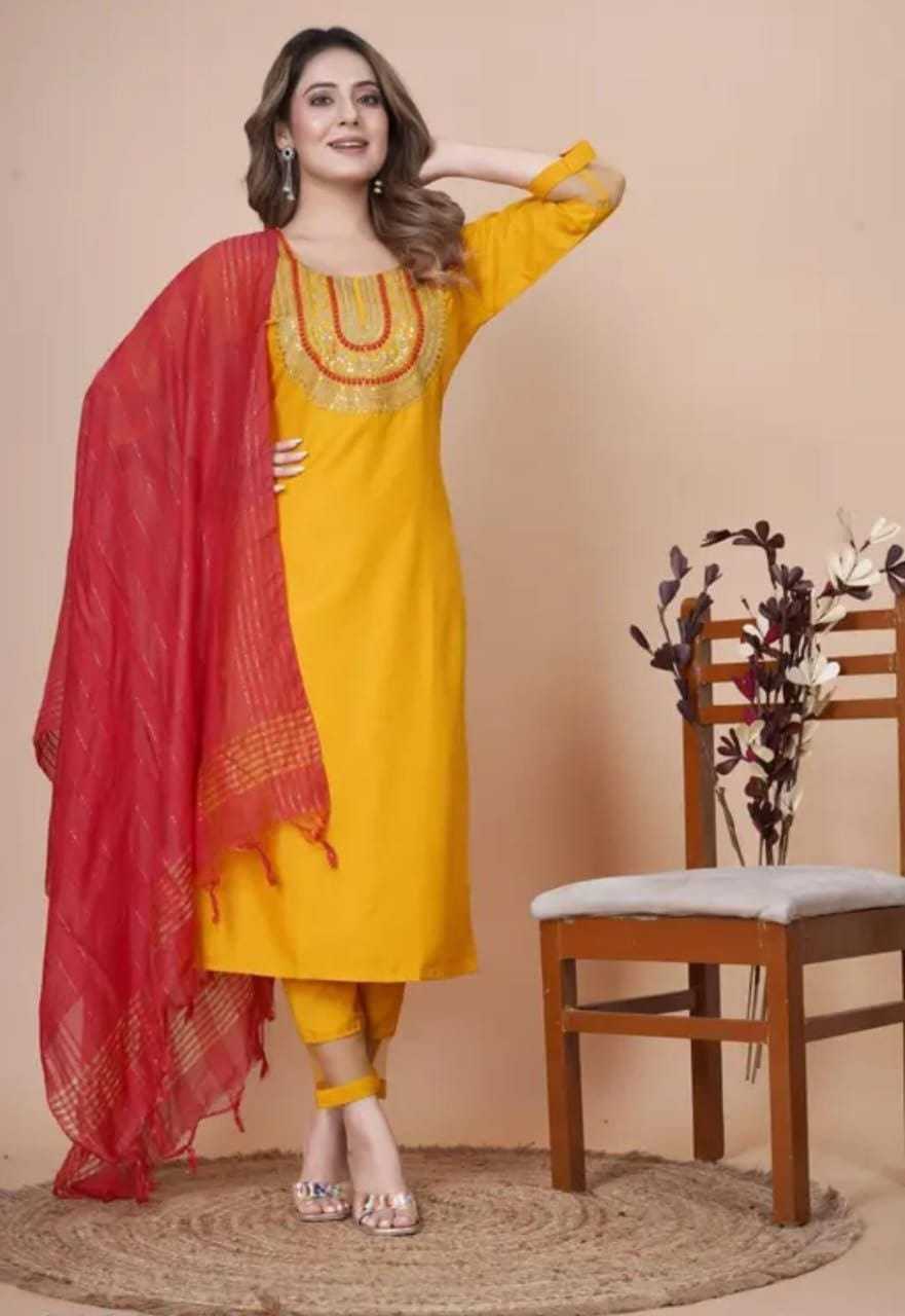 KURTI BOTTOM WITH DUPATTA