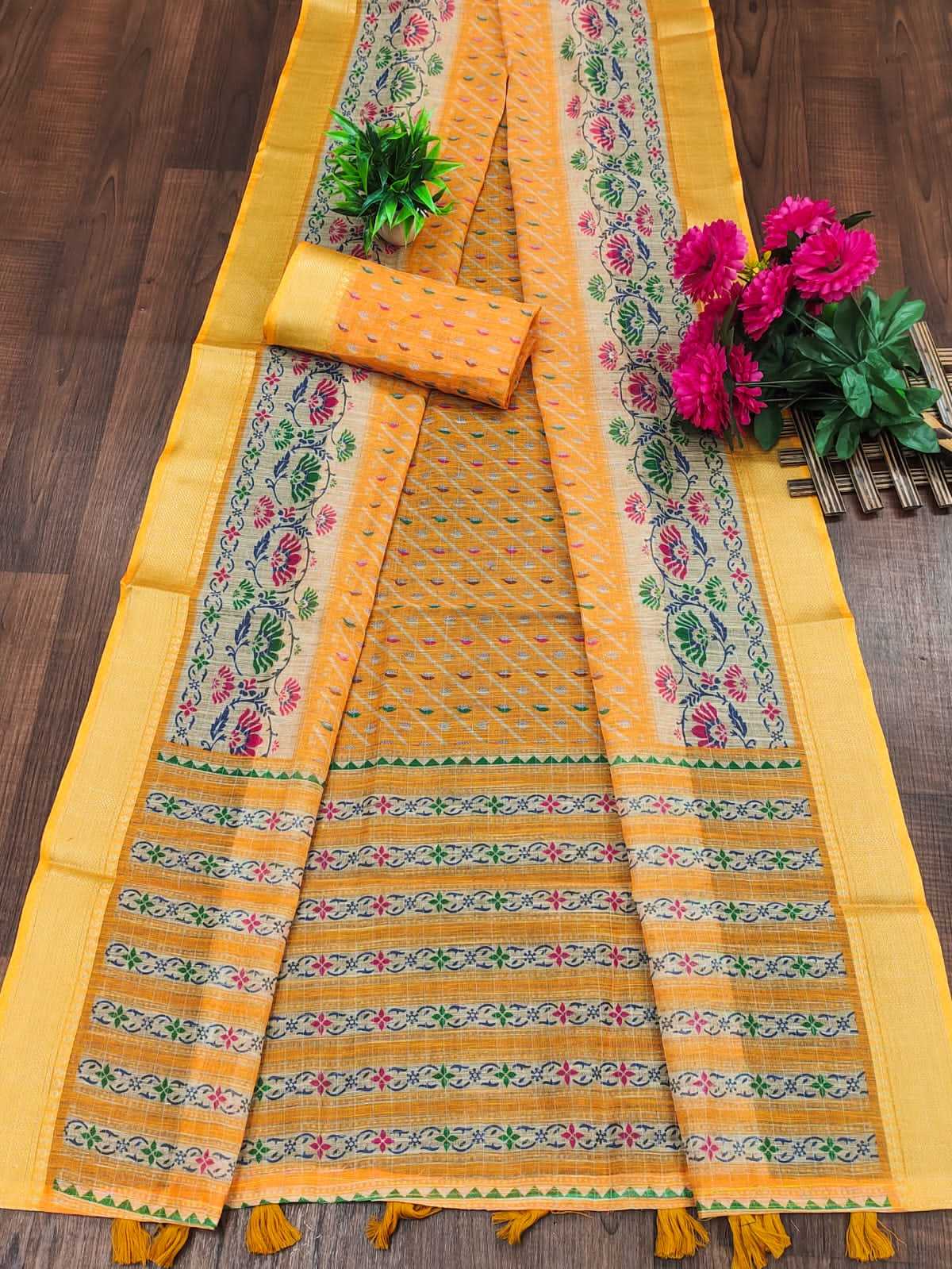 BLOCK PRINT SAREES