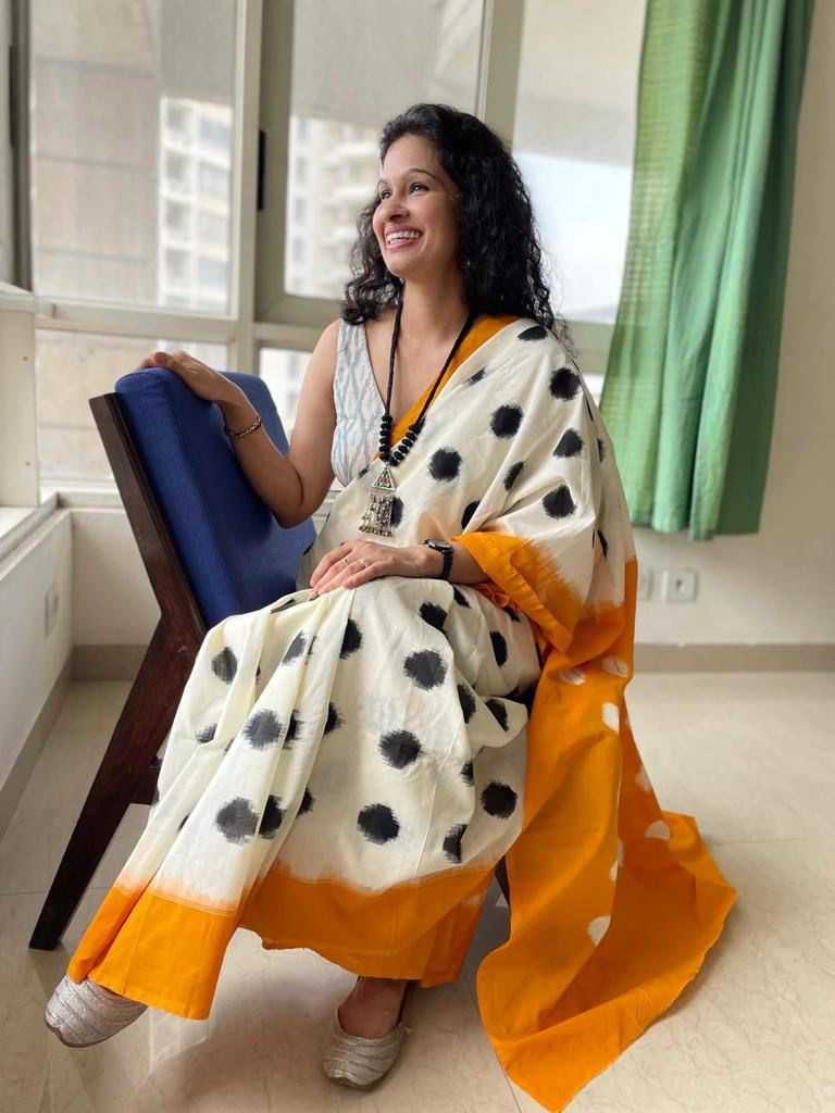 PRINTED SILK SAREE