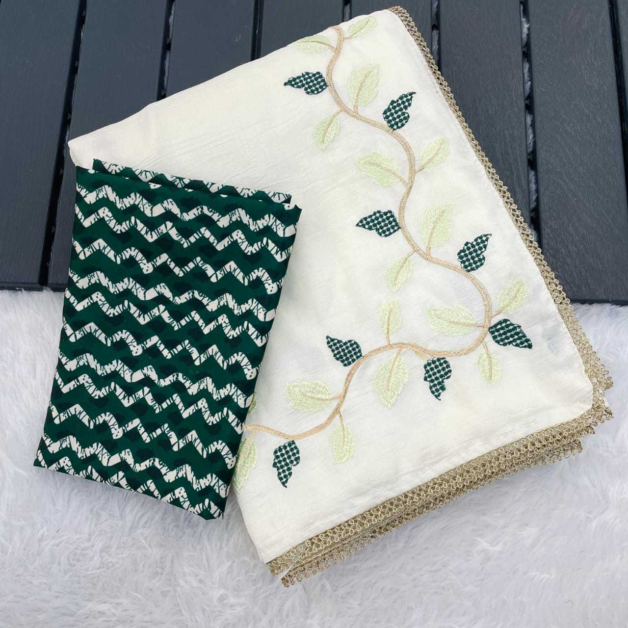 LACE BORDER SAREES
