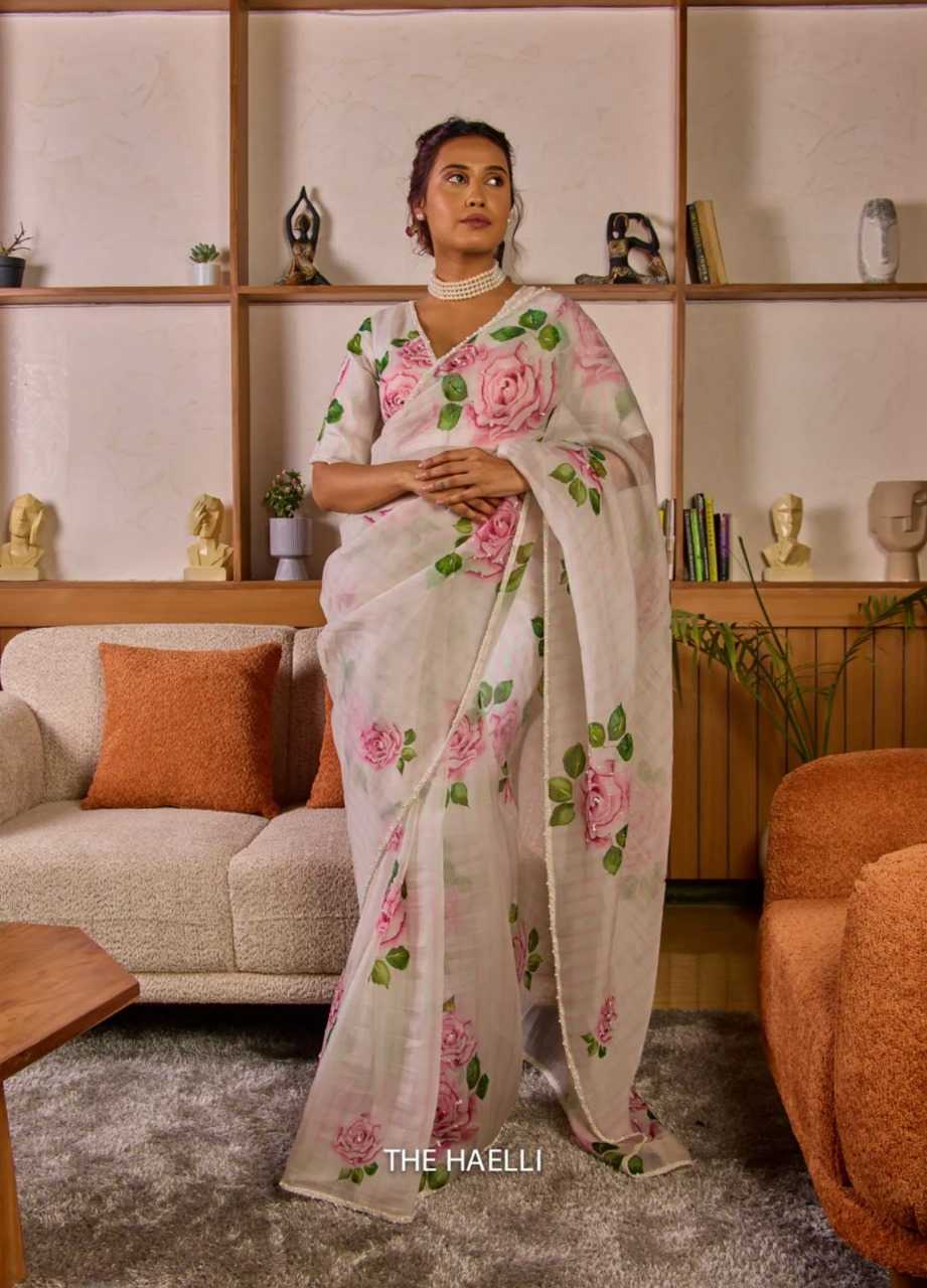 PRINTED SILK SAREE