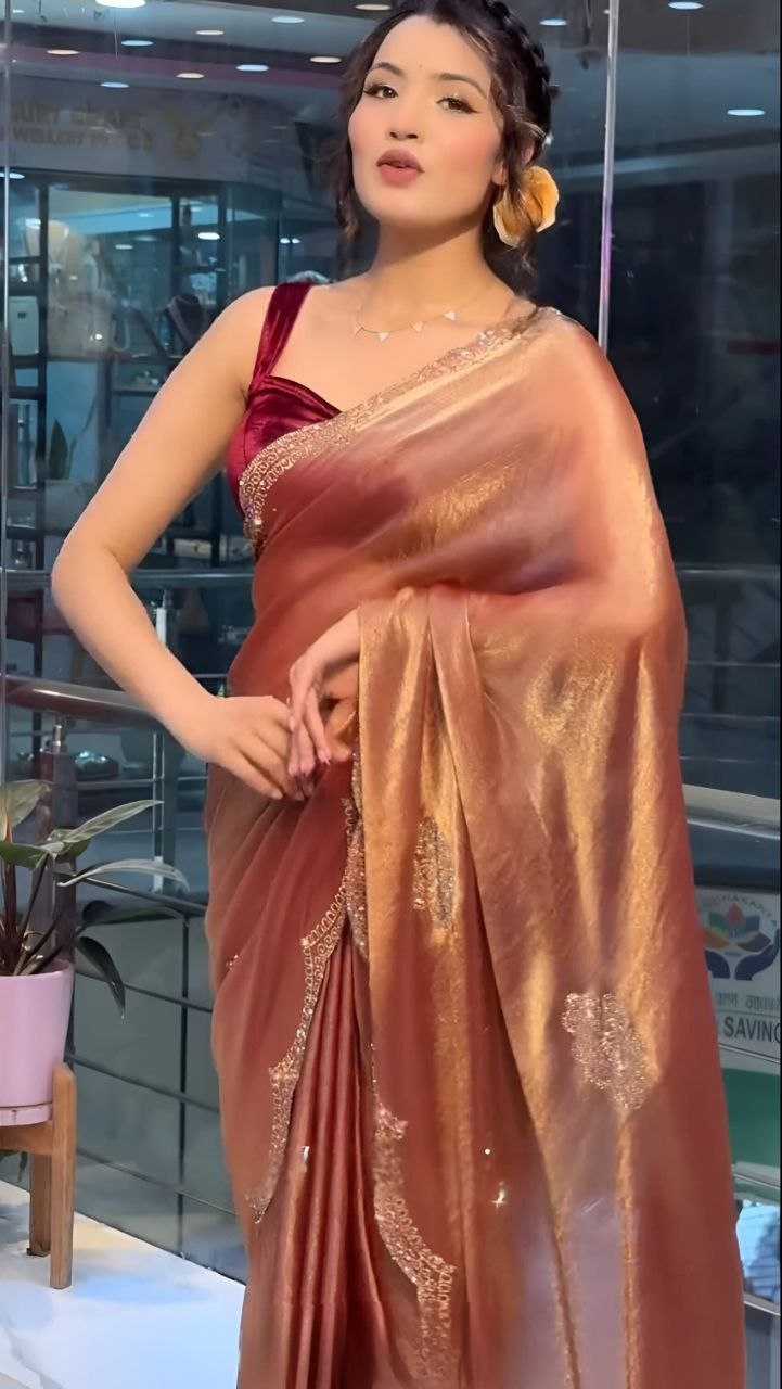 STONE WORK SAREE