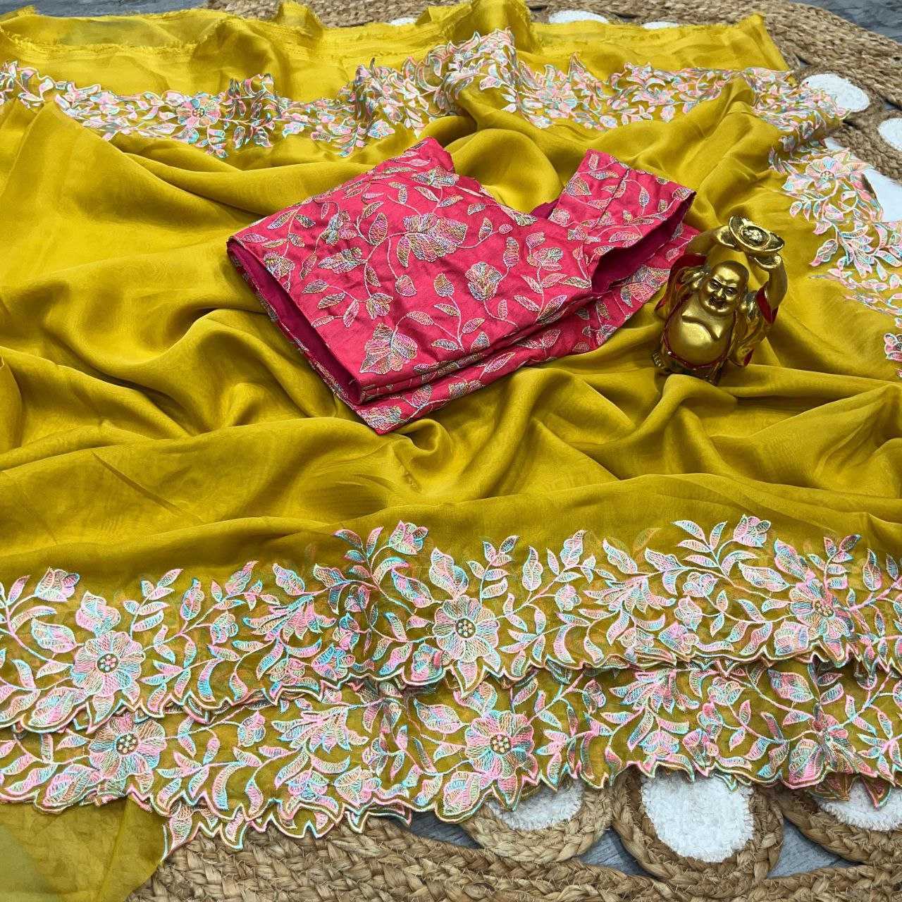 CUTWORK SAREE
