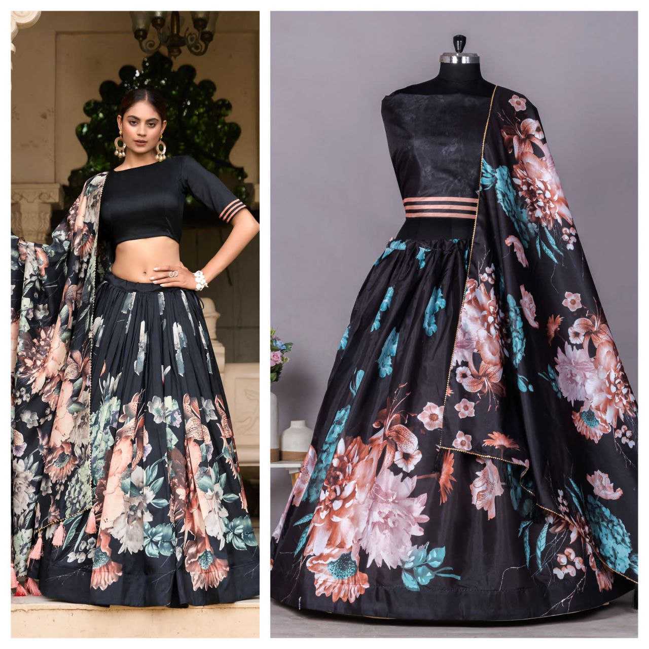 FLORAL LEHENGA