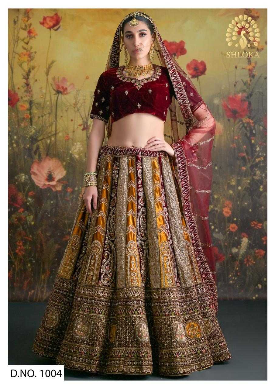 VELVET LEHENGA