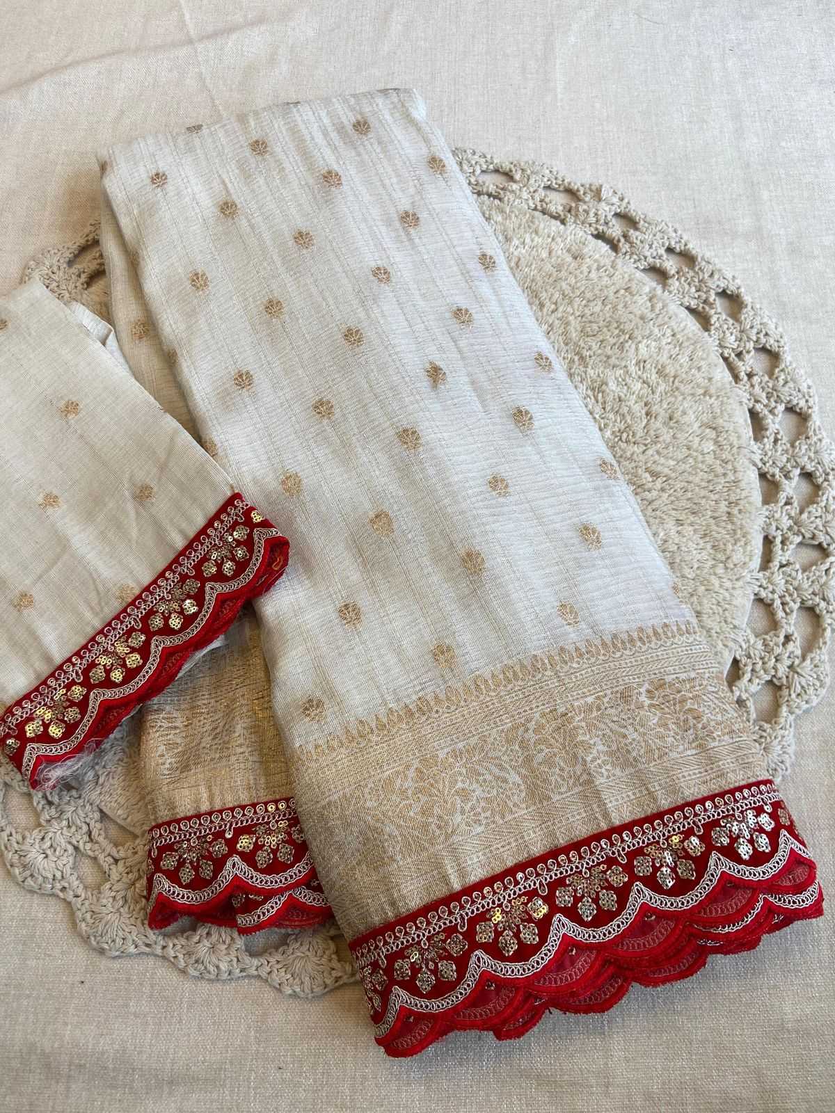 EMBROIDERED SILK SAREES