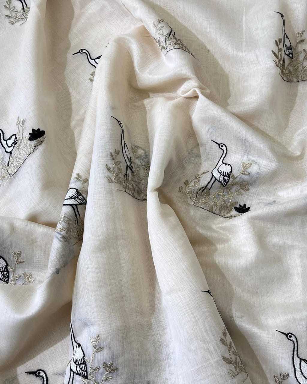 WHITE SAREES