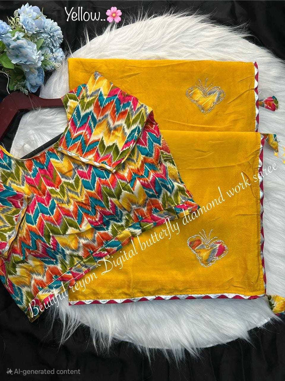 PRINTED SILK SAREE