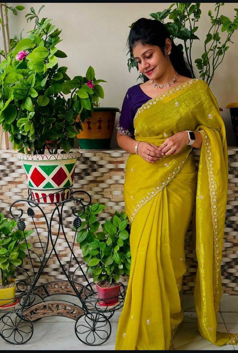EMBROIDERED SAREES