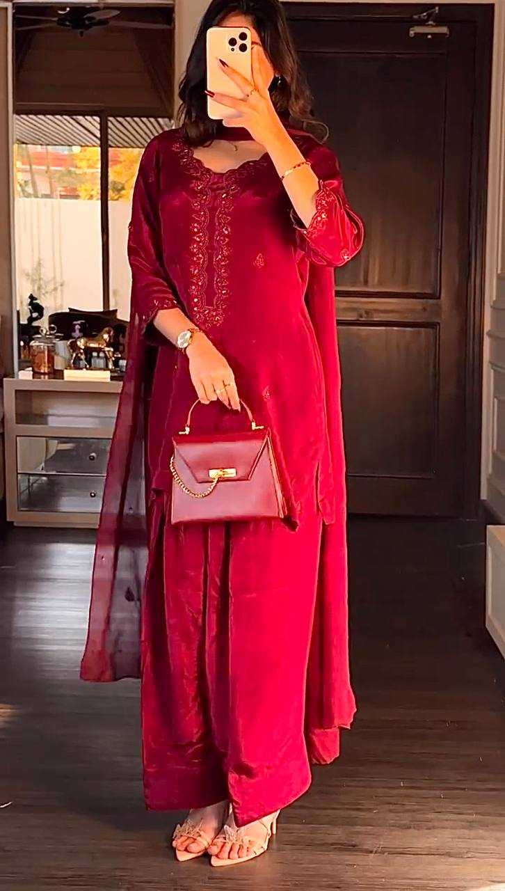 RED SALWAR SUIT