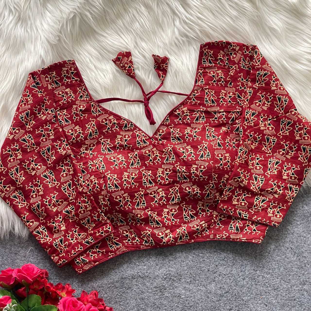 V-NECK BLOUSES