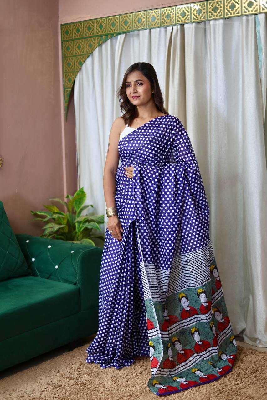 PRINTED COTTON SAREE