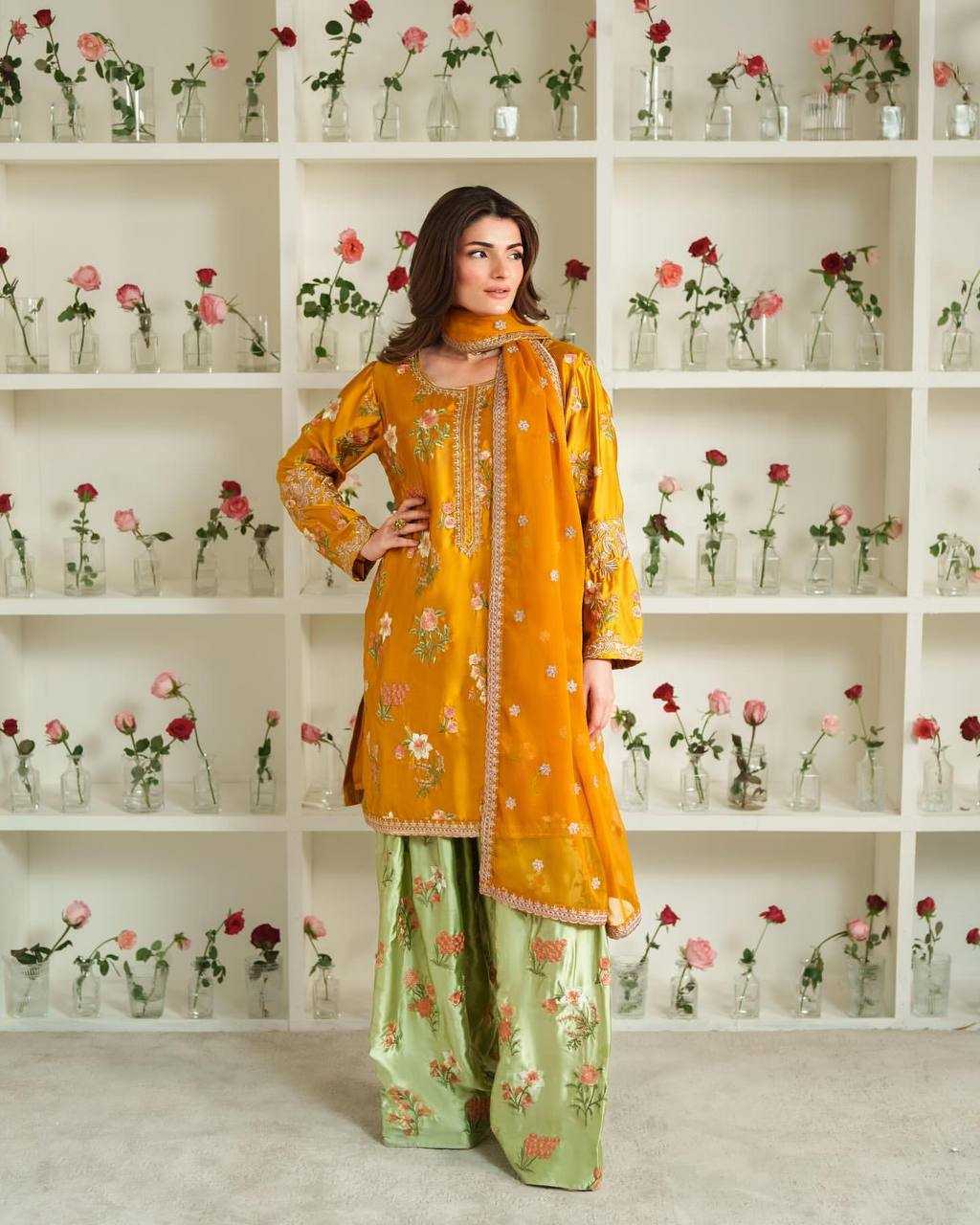 YELLOW SALWAR SUIT