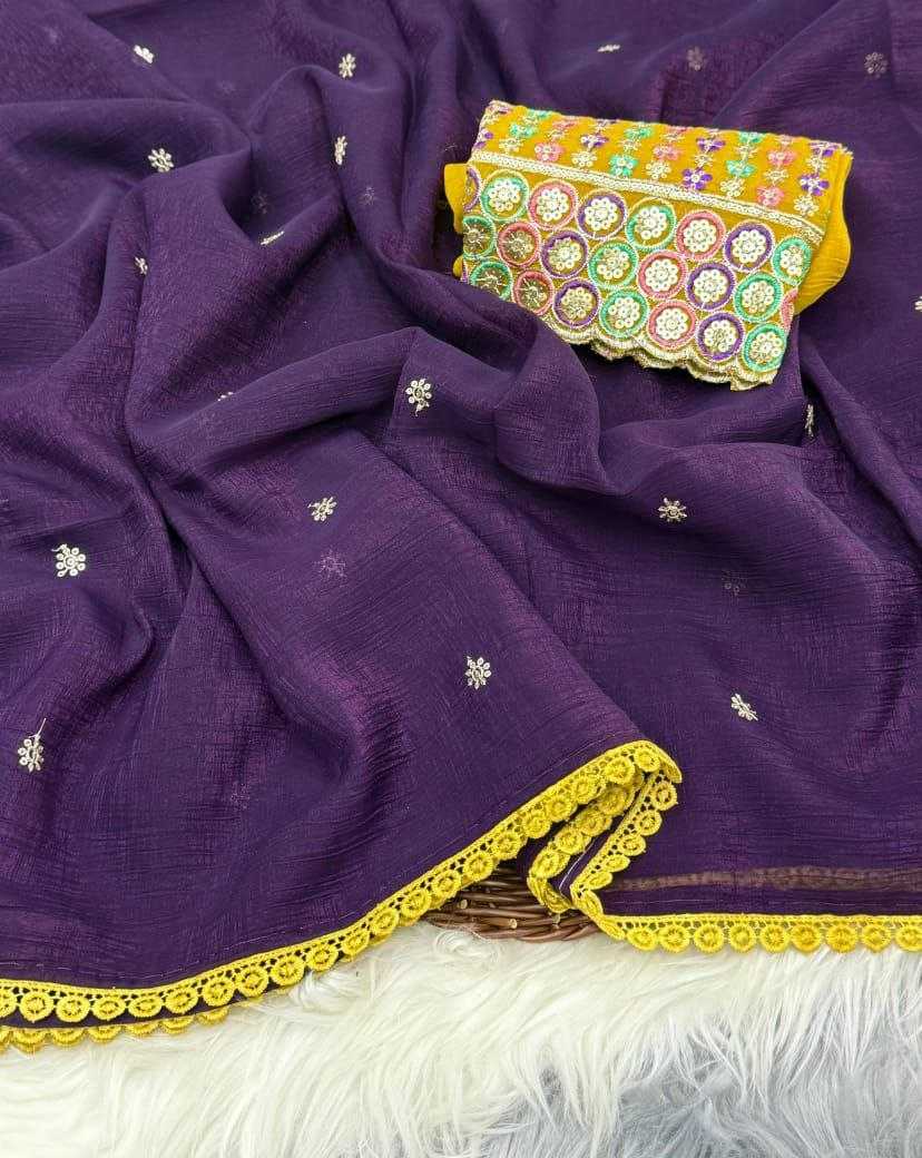 SEQUINS WORK SAREE