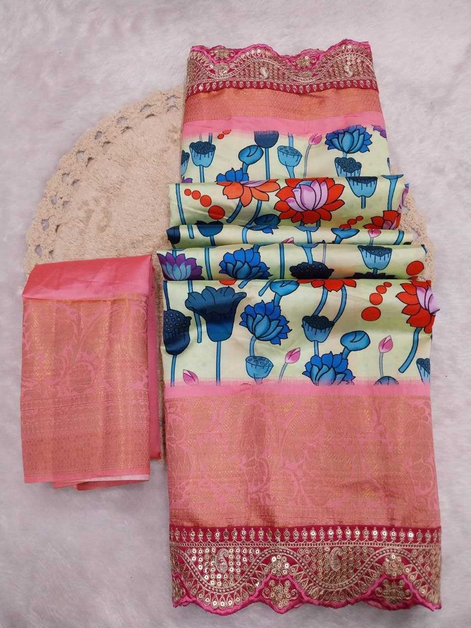 LACE BORDER SAREES