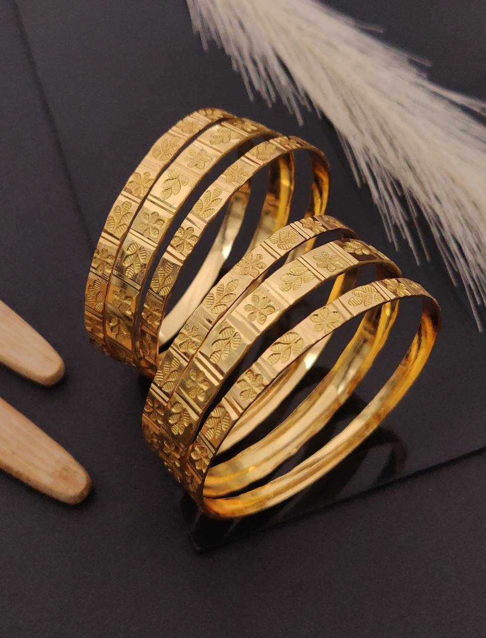 BRASS GOLD BANGLES