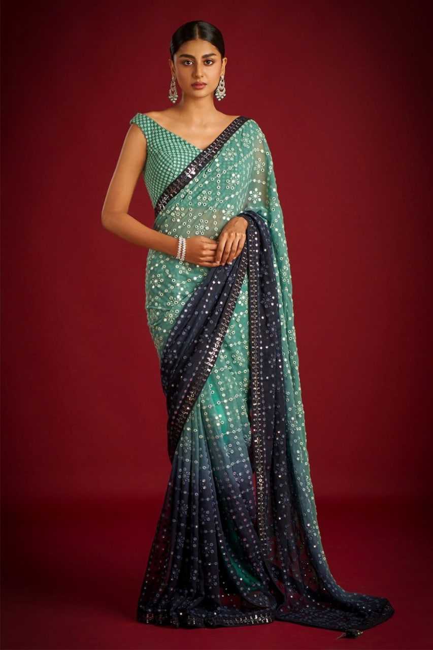 SEQUINS WORK SAREE