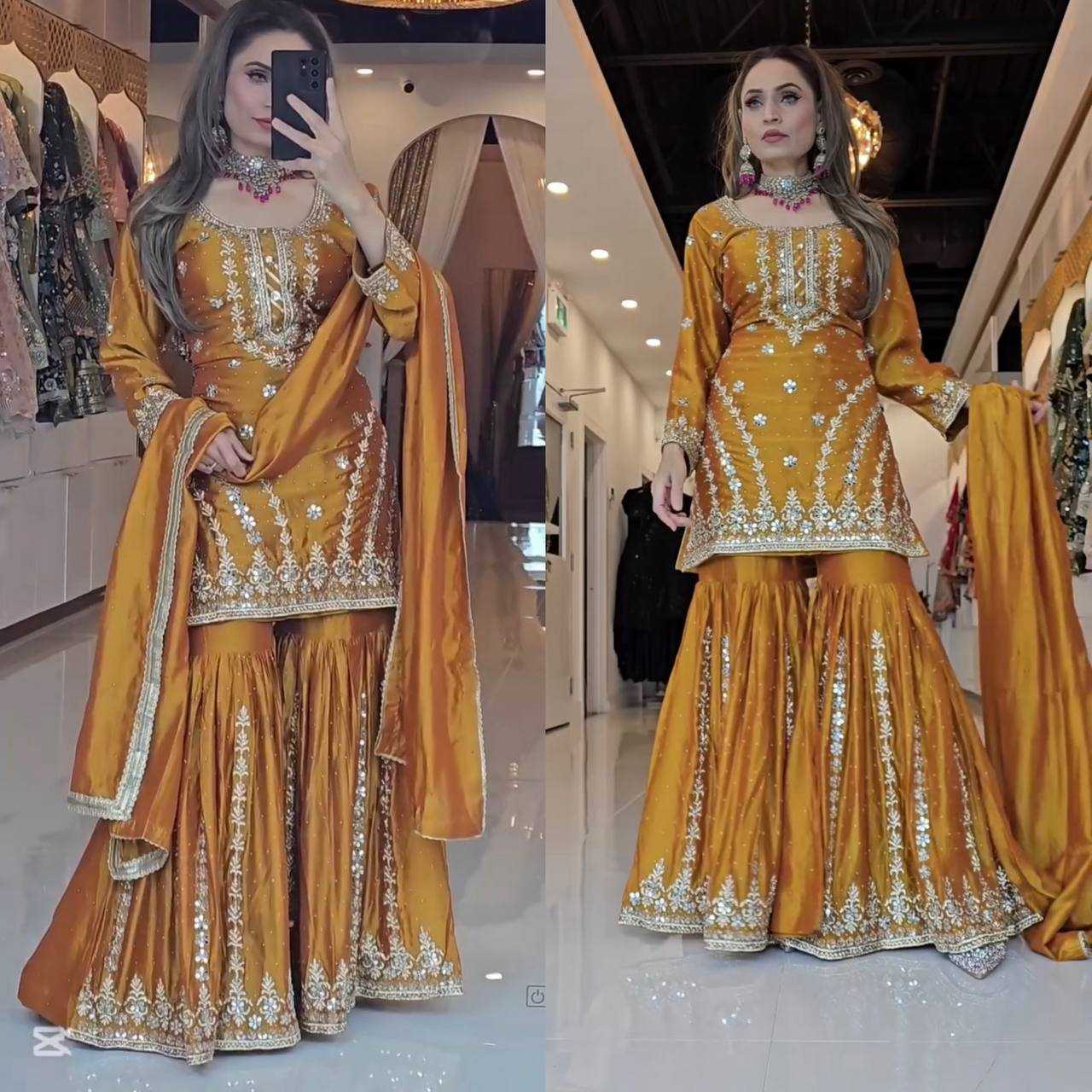 YELLOW SALWAR SUIT