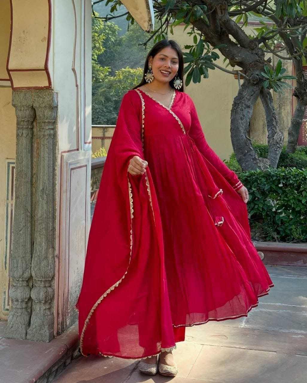 EMBROIDERED GOWN