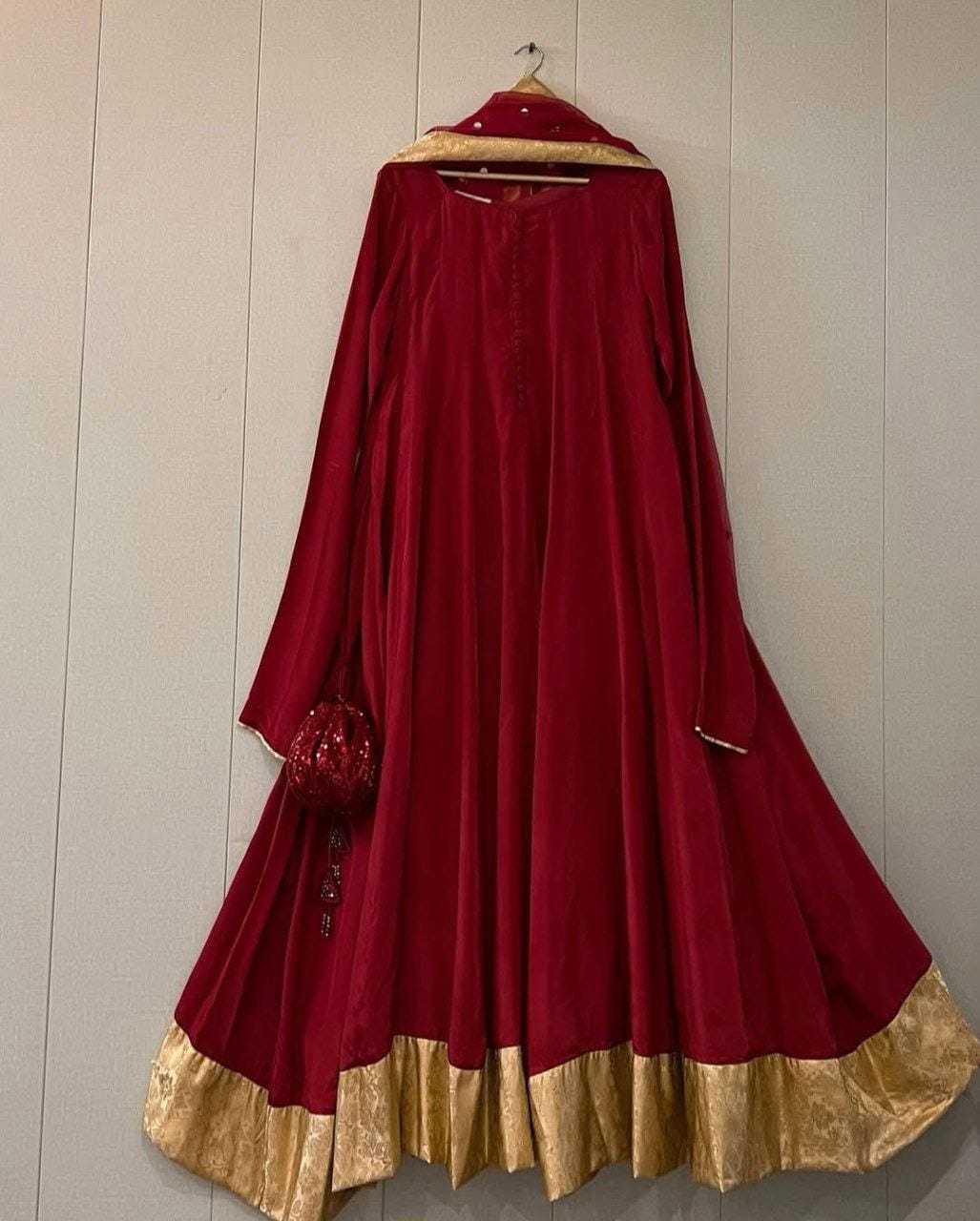MAROON GOWN