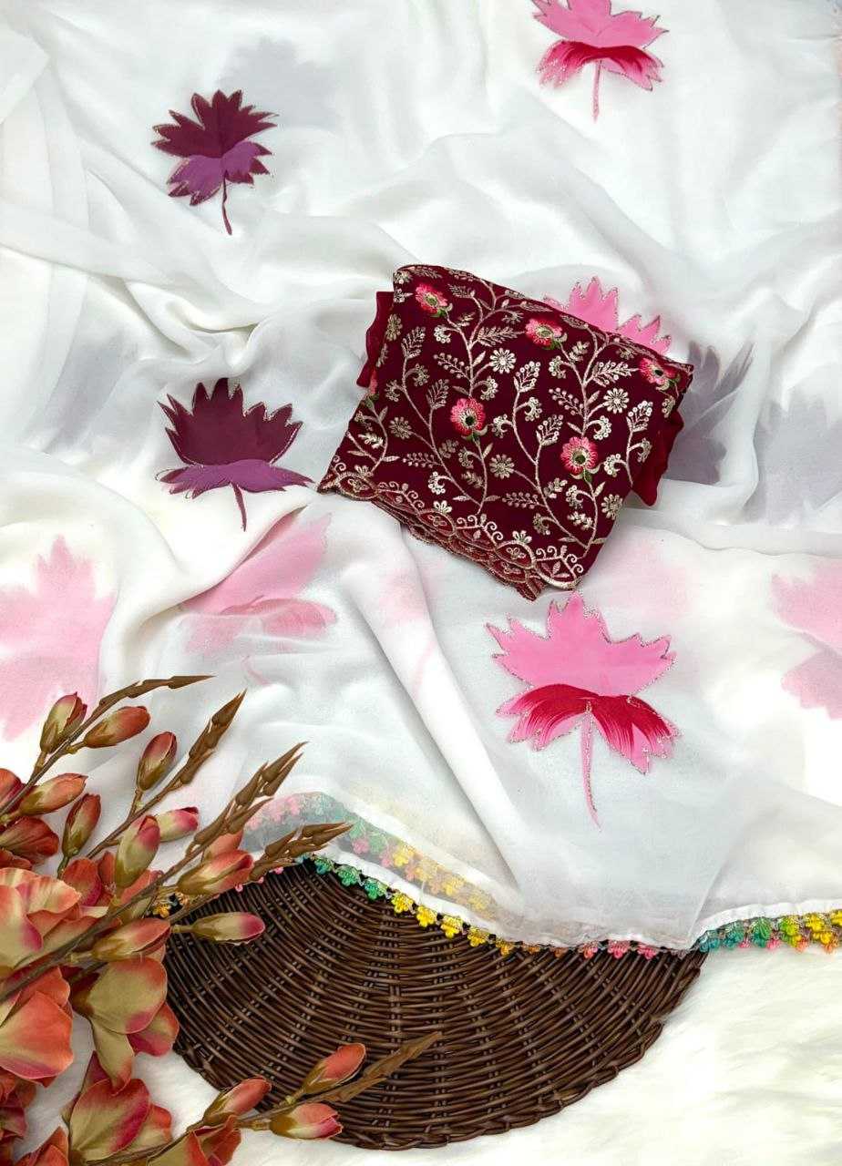 HAND PRINTED SAREE
