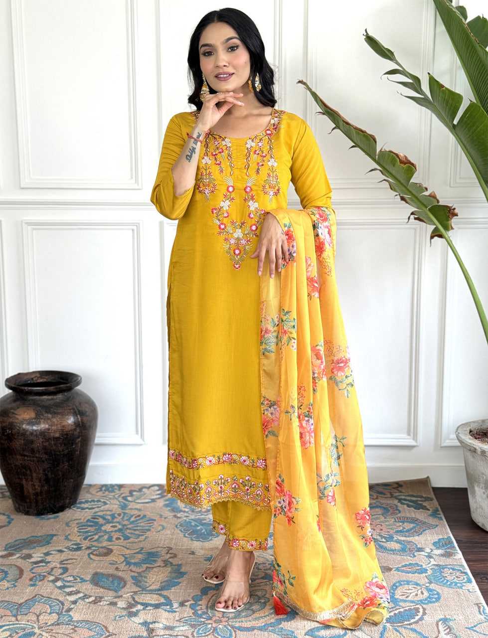 YELLOW SALWAR SUIT