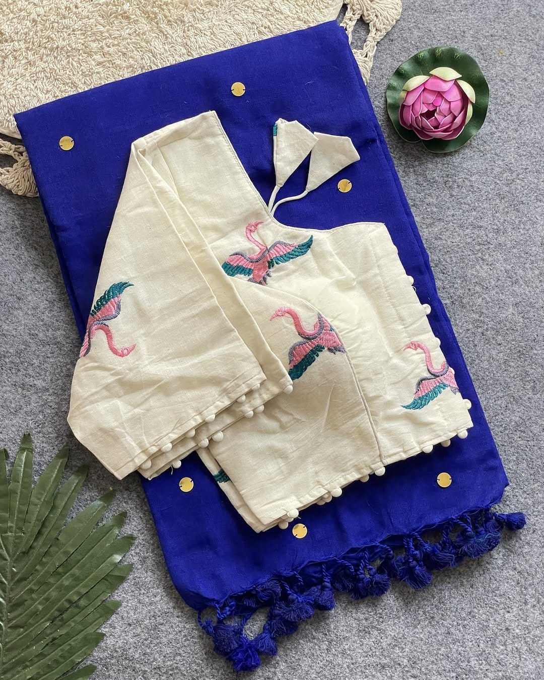COTTON LINEN SAREES