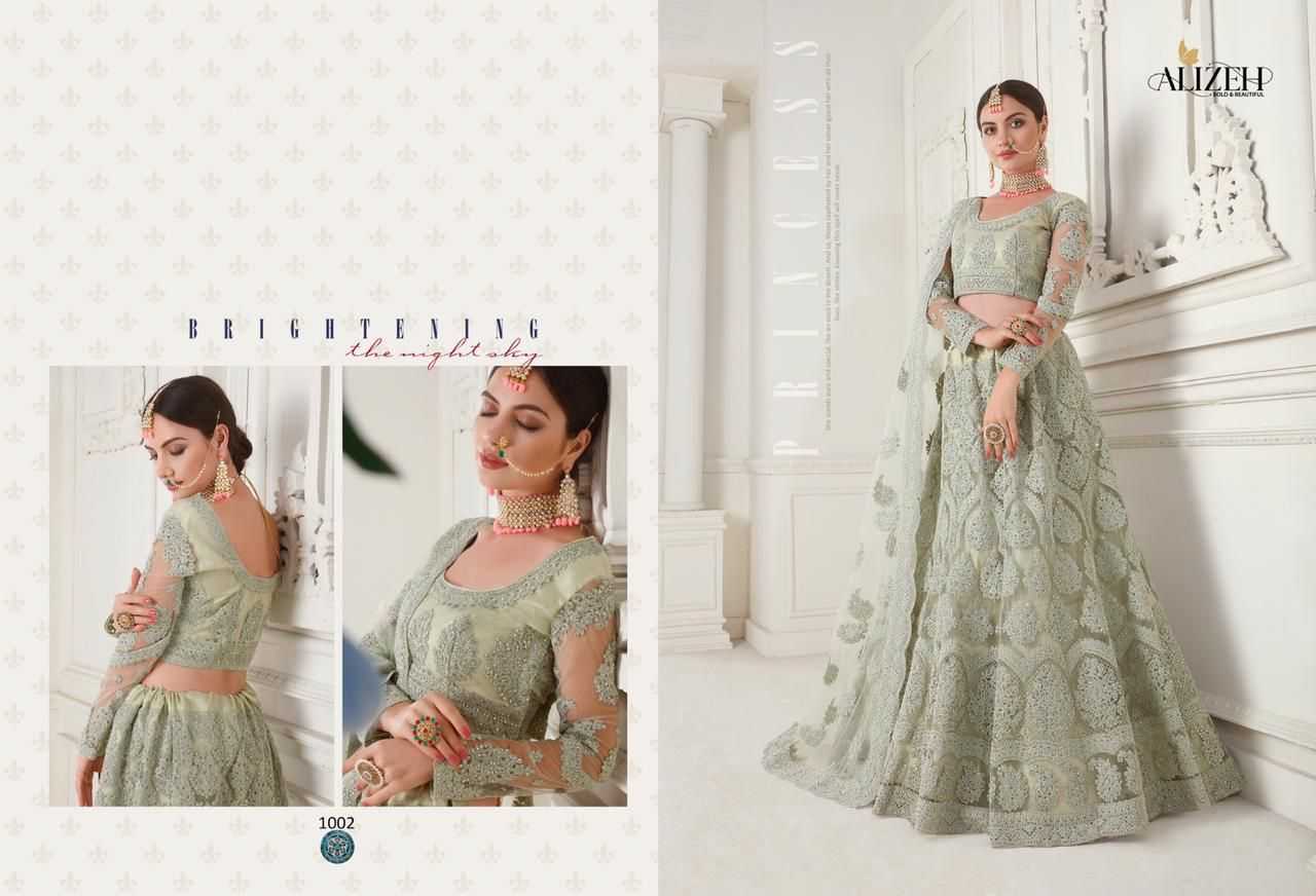 NET LEHENGA CHOLI
