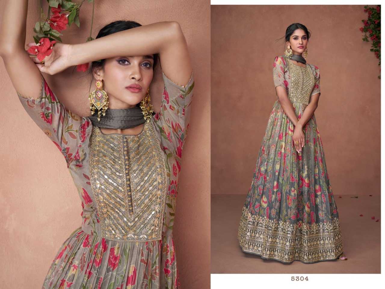 FLORAL PRINT GOWNS