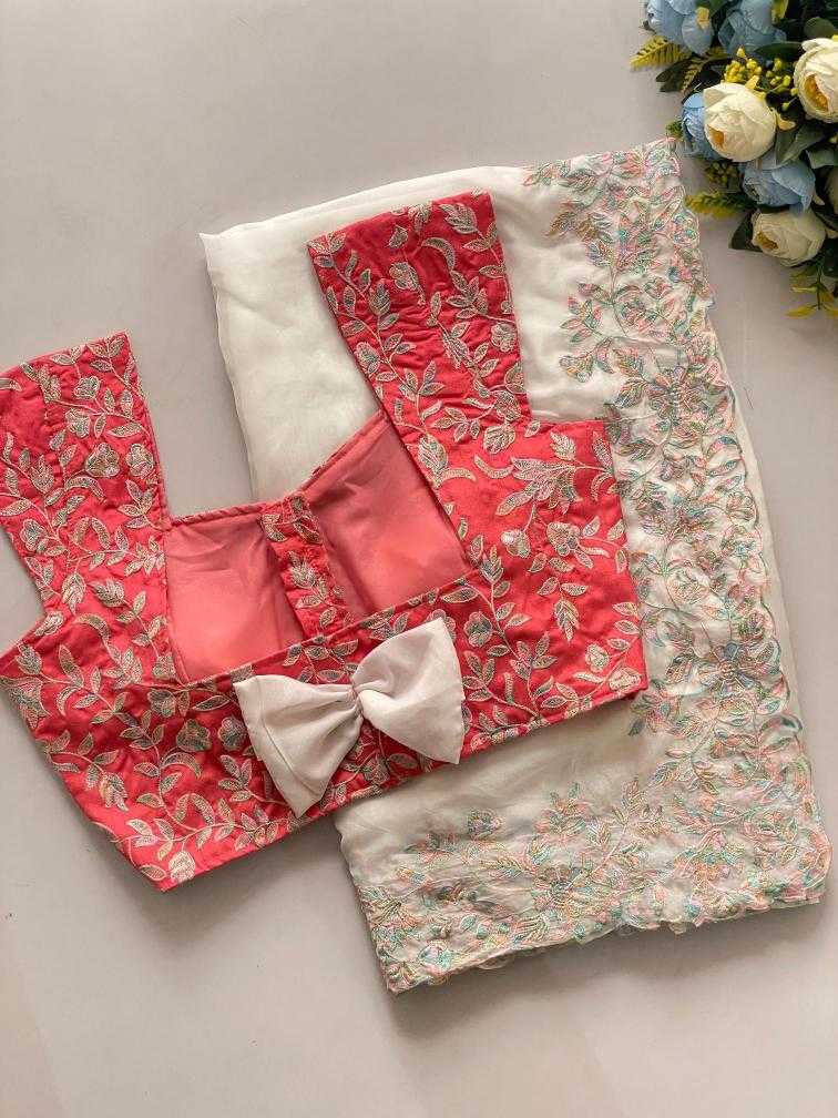 WHITE SILK SAREES